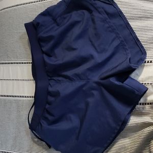 Running shorts, navy blue